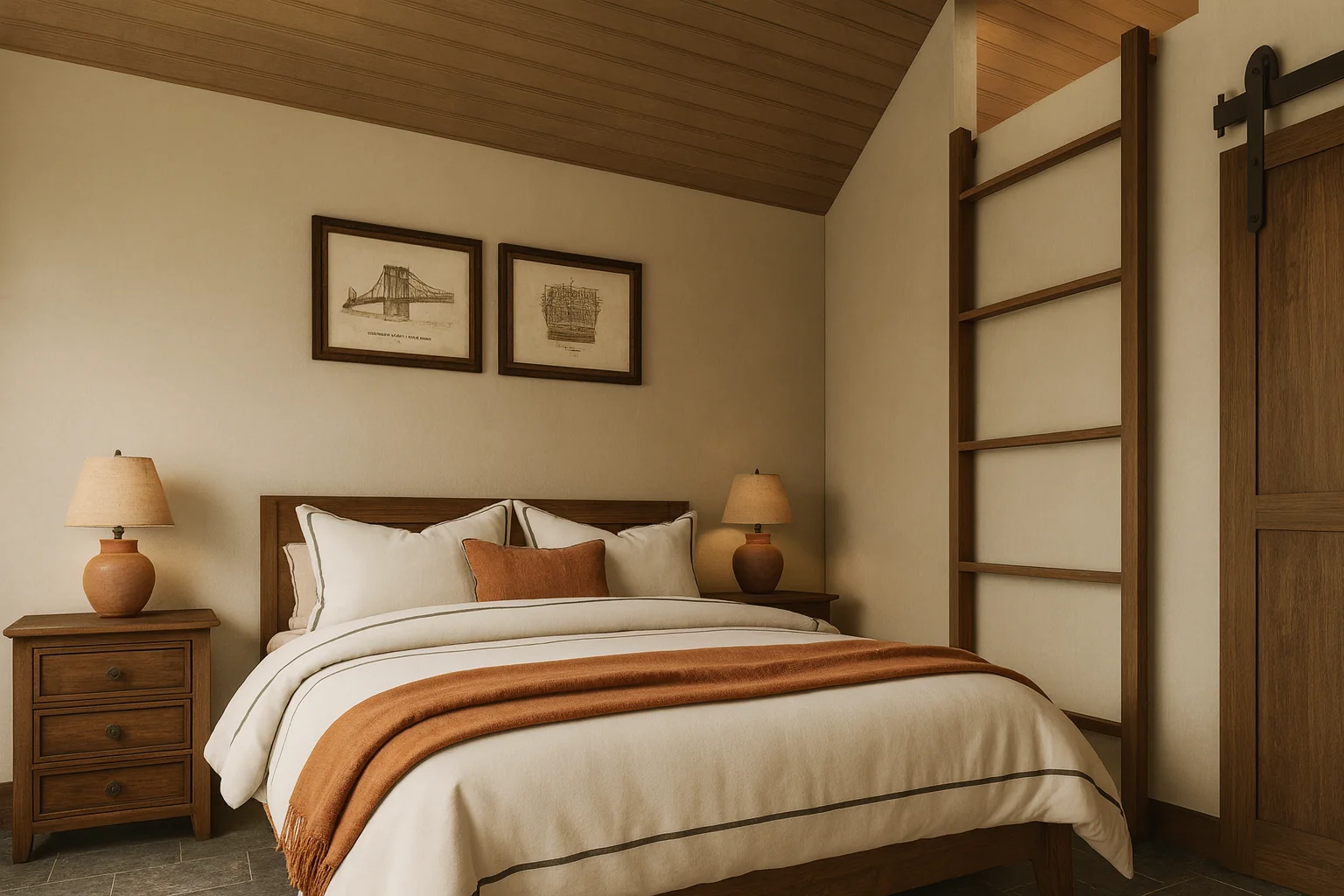 Spruce Earth & Sky Bedroom